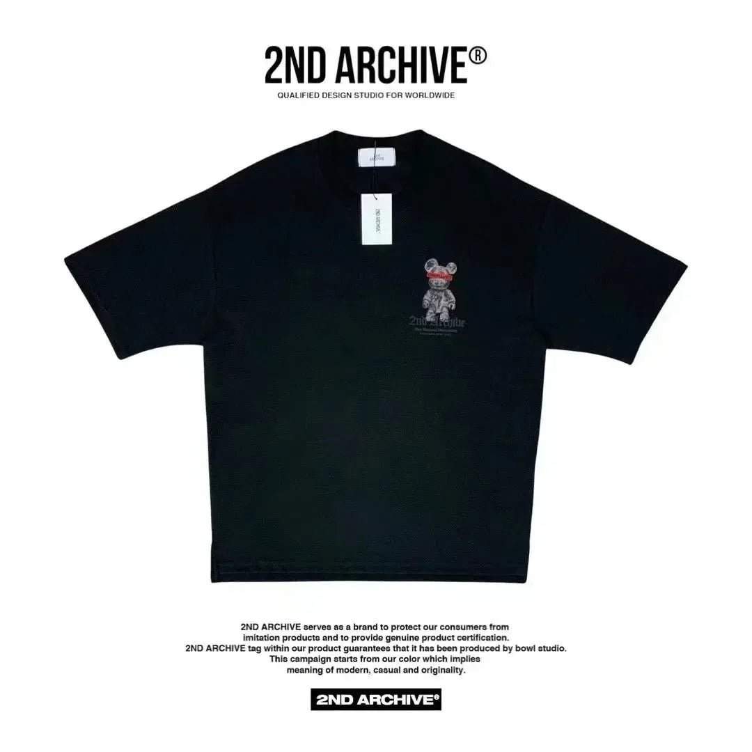 韓國直送🇰🇷 2ND ARCHIVE Captured Bear T-shirt - 3 Color - HLY & CHOCCICO