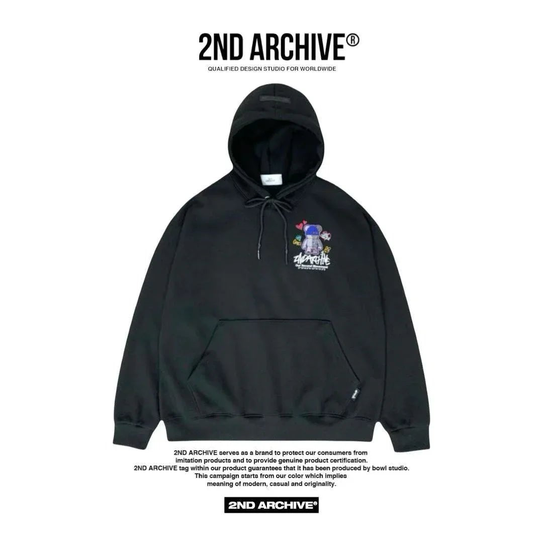 🇰🇷韓國直送🇰🇷 2nd ARCHIVE Colorful Bear Hoodie - HLY & CHOCCICO