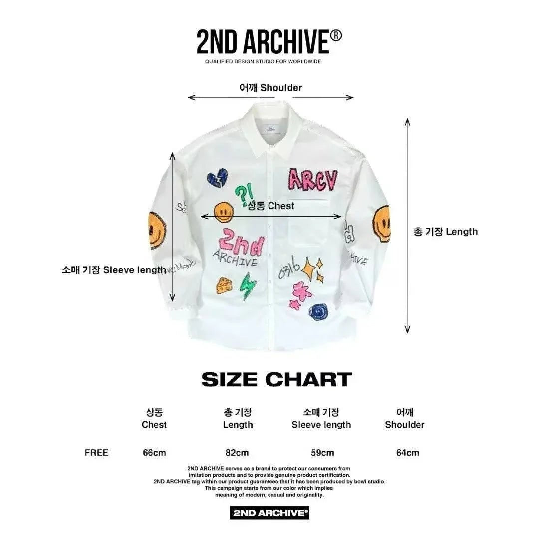 韓國直送 2ND ARCHIVE Crayon Beanie Cat Shirt - HLY & CHOCCICO