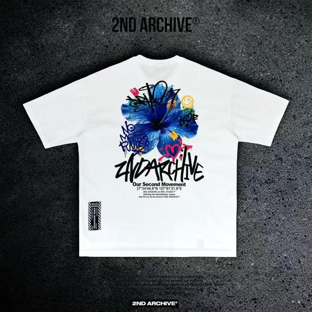 韓國直送🇰🇷 2ND ARCHIVE Flower Print Tee - HLY & CHOCCICO