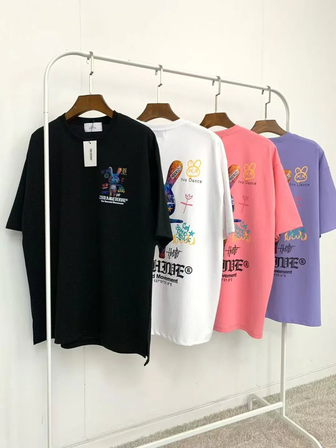 🇰🇷韓國直送🇰🇷 2ND ARCHIVE Graffiti Rabbit Tee - HLY & CHOCCICO