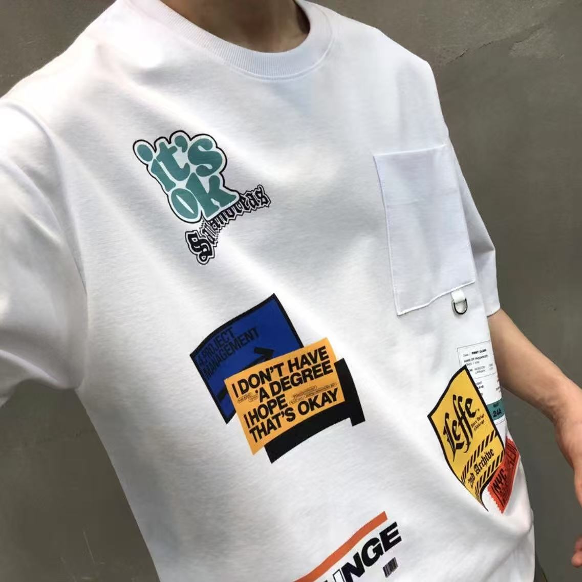 🇰🇷韓國直送🇰🇷 2ND ARCHIVE Grunge Label Patch Short Sleeve HLY & CHOCCICO
