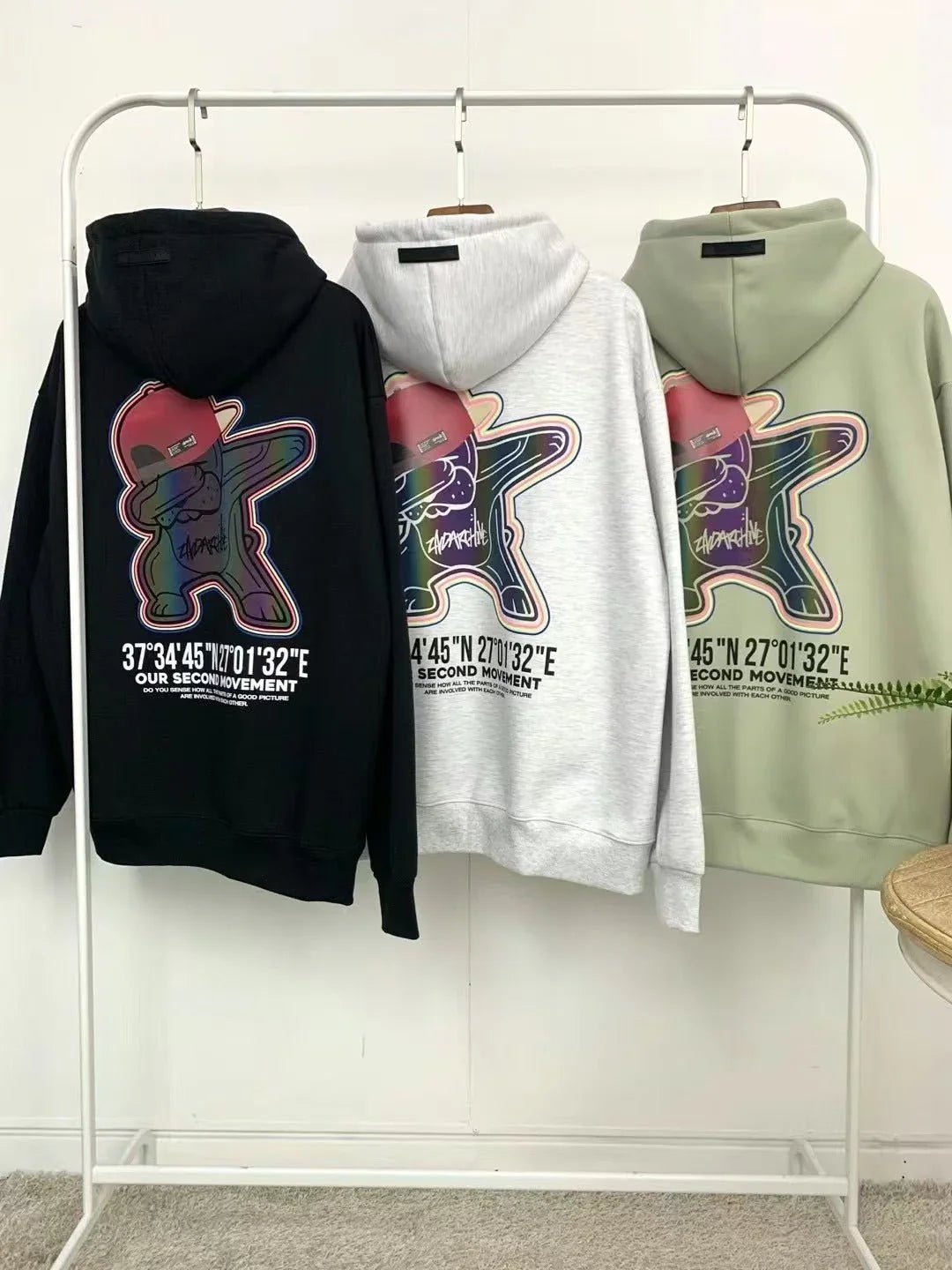 韓國直送🇰🇷 2ND ARCHIVE Hip Pop Dog Hoodie - HLY & CHOCCICO