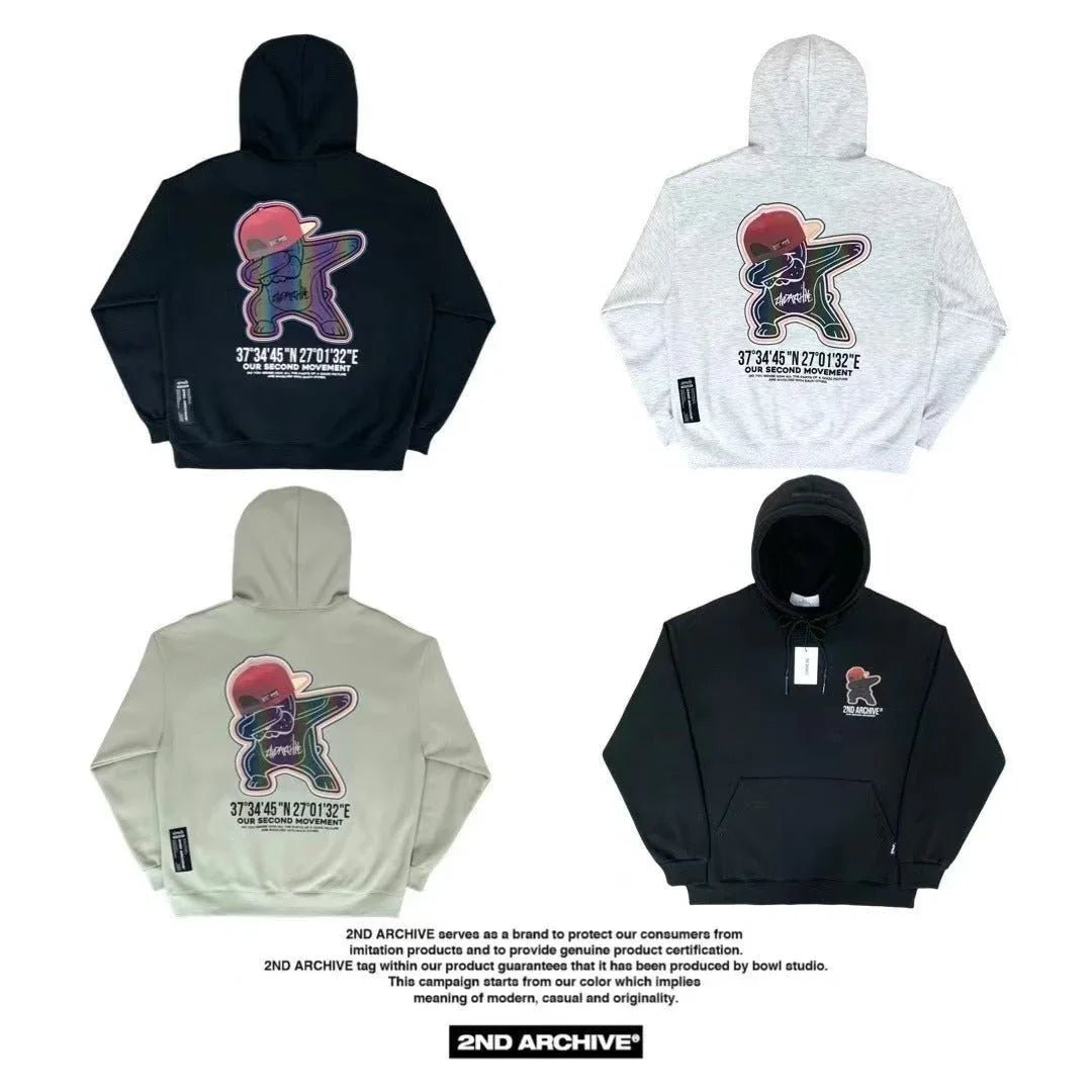 韓國直送🇰🇷 2ND ARCHIVE Hip Pop Dog Hoodie - HLY & CHOCCICO