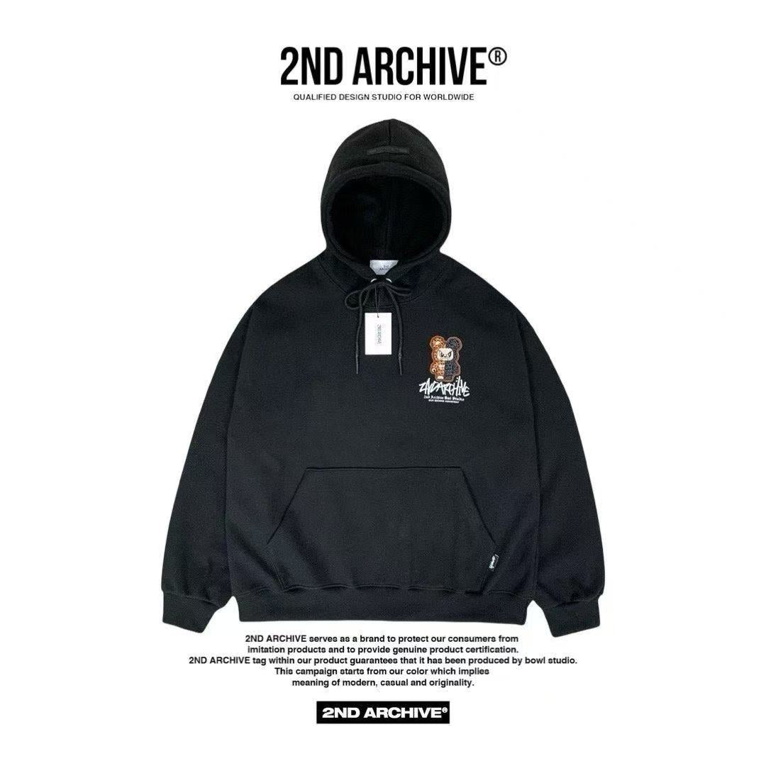 韓國直送2nd ARCHIVE Leopard Scotch Bear Hoodie - HLY & CHOCCICO