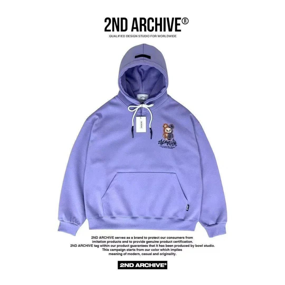 韓國直送2nd ARCHIVE Leopard Scotch Bear Hoodie - HLY & CHOCCICO