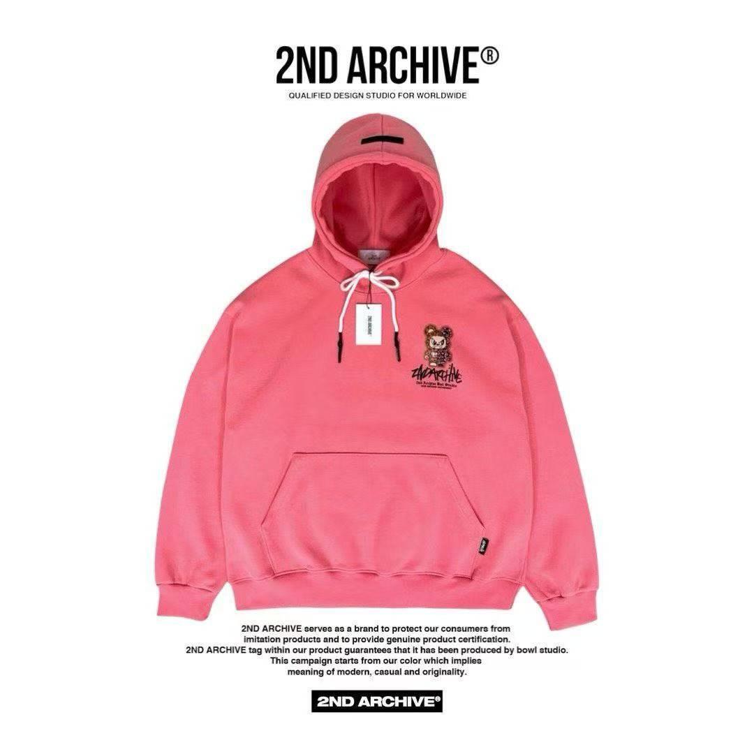 韓國直送2nd ARCHIVE Leopard Scotch Bear Hoodie - HLY & CHOCCICO