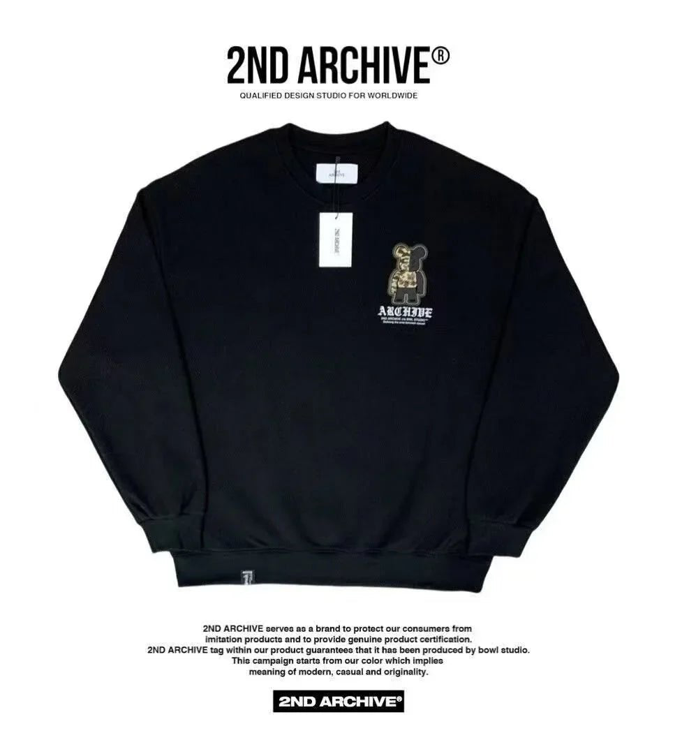 韓國直送🇰🇷 2ND ARCHIVE Military Scotch Bear Sweatshirt - HLY & CHOCCICO