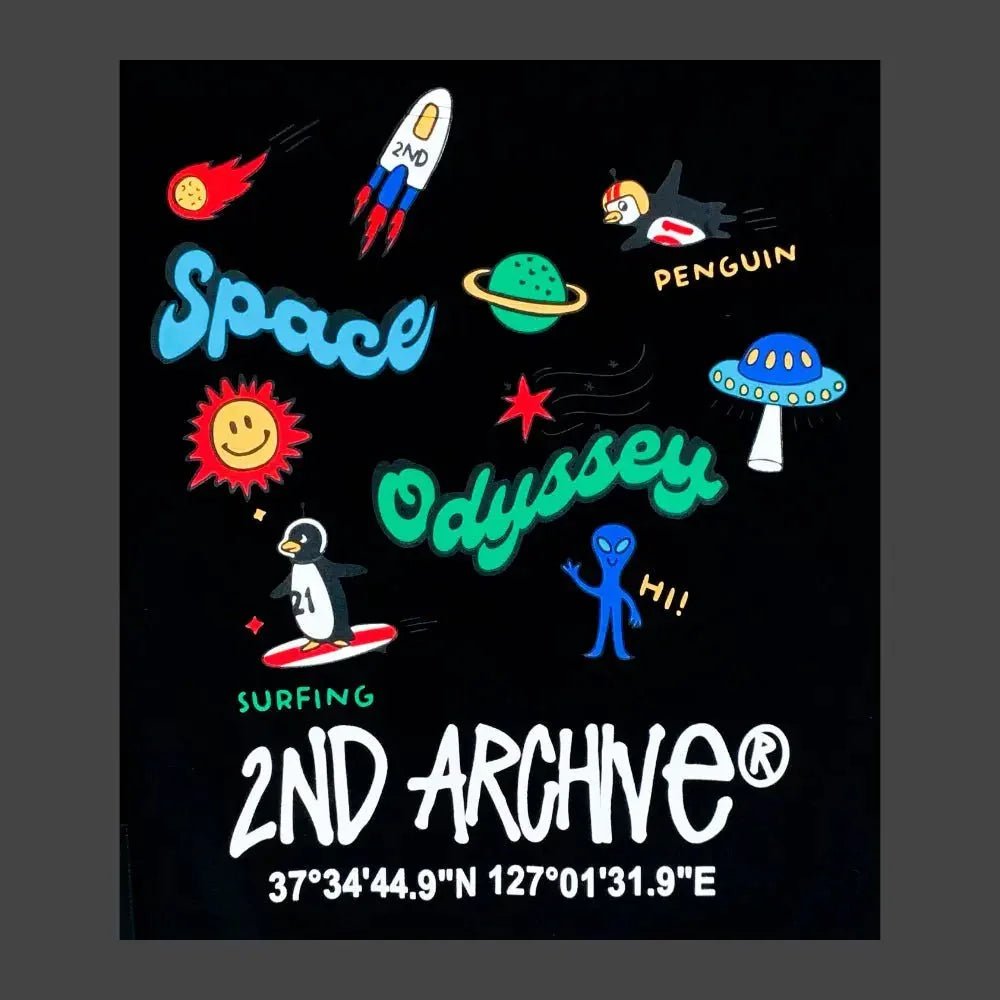 韓國直送🇰🇷 2ND ARCHIVE Odyssey Space Penjuin Sweatshirt - 4 Color - HLY & CHOCCICO