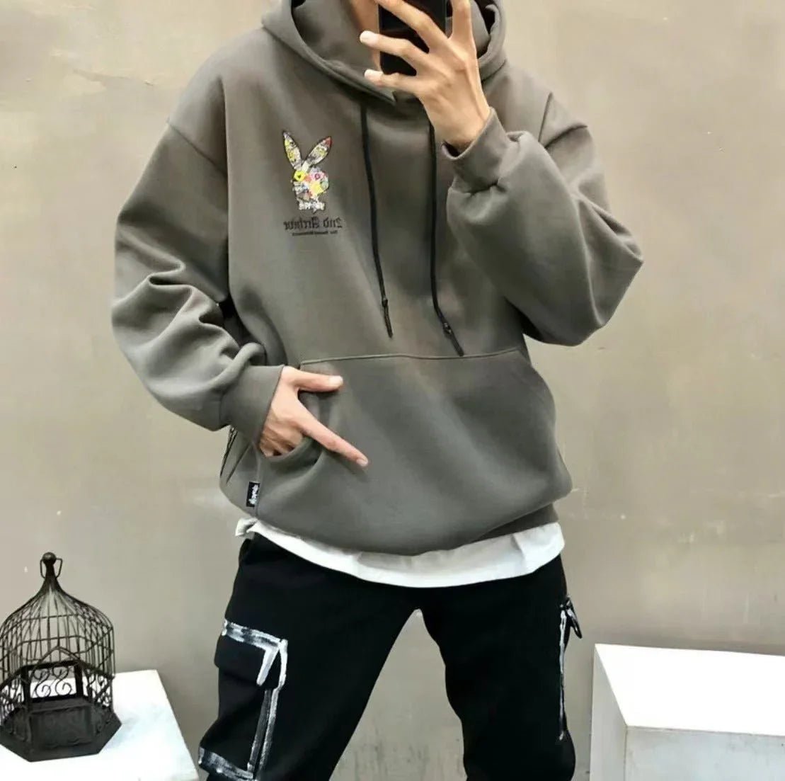韓國直送🇰🇷 2ND ARCHIVE Play Rabbit Hoodie - HLY & CHOCCICO