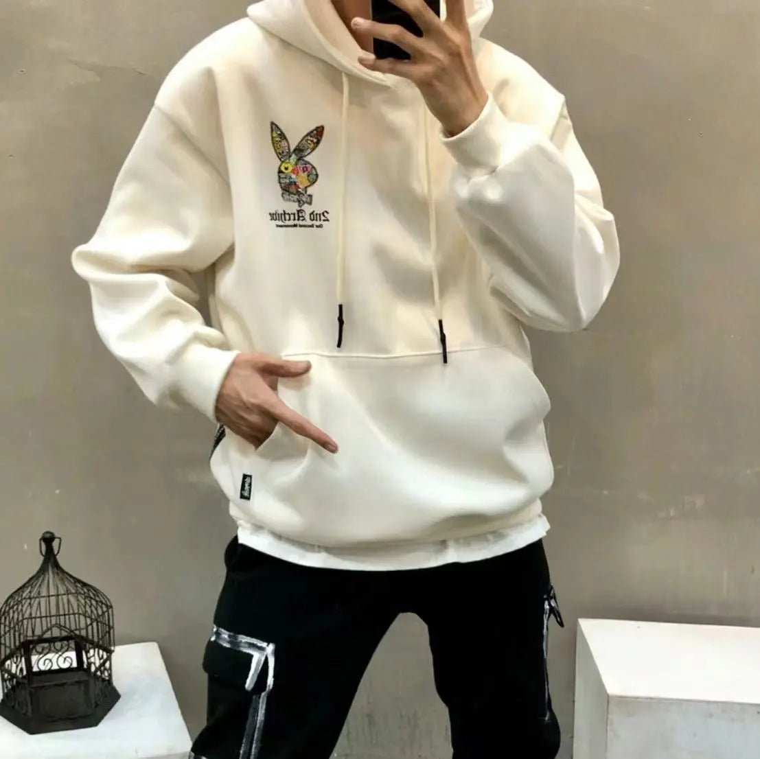 韓國直送🇰🇷 2ND ARCHIVE Play Rabbit Hoodie - HLY & CHOCCICO