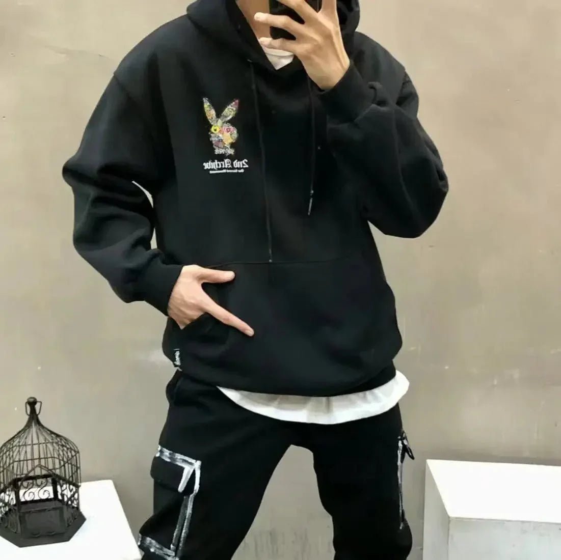 韓國直送🇰🇷 2ND ARCHIVE Play Rabbit Hoodie - HLY & CHOCCICO