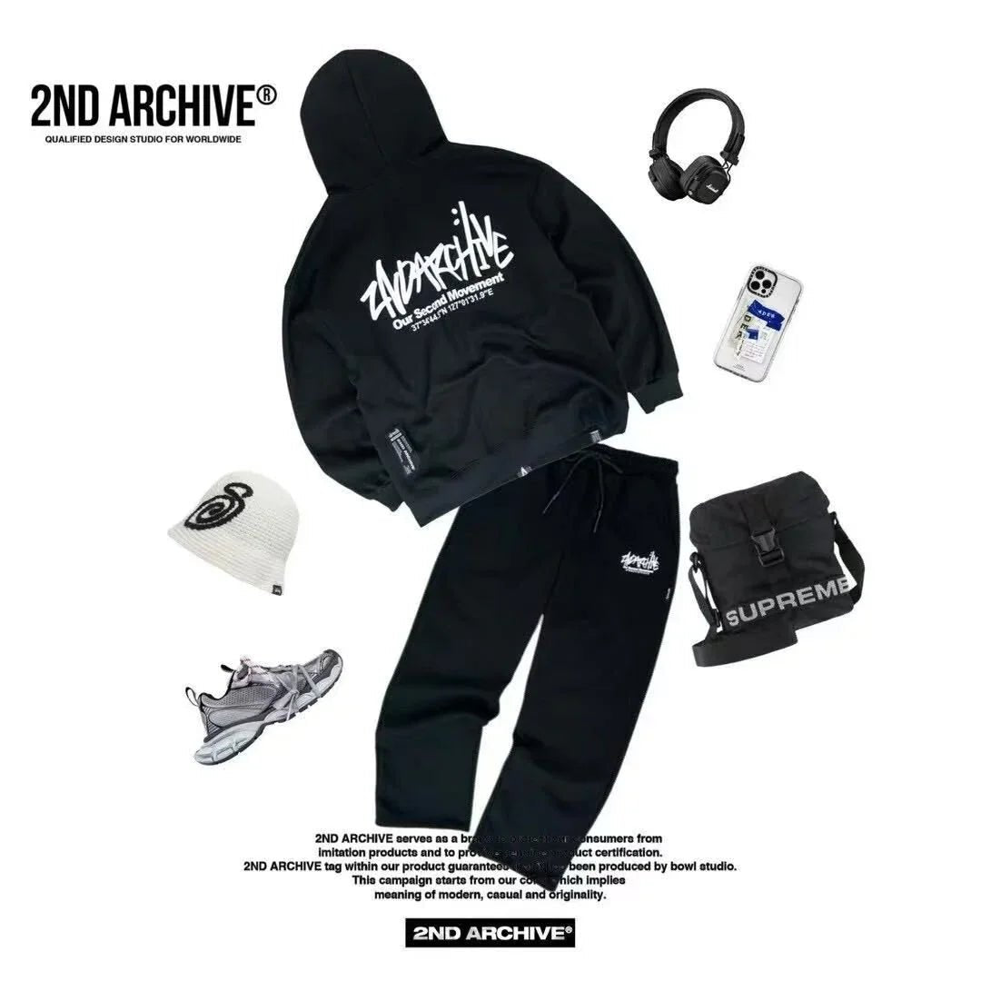 韓國直送🇰🇷 2ND ARCHIVE SG Logo Two Way Hood Zip - up - HLY & CHOCCICO