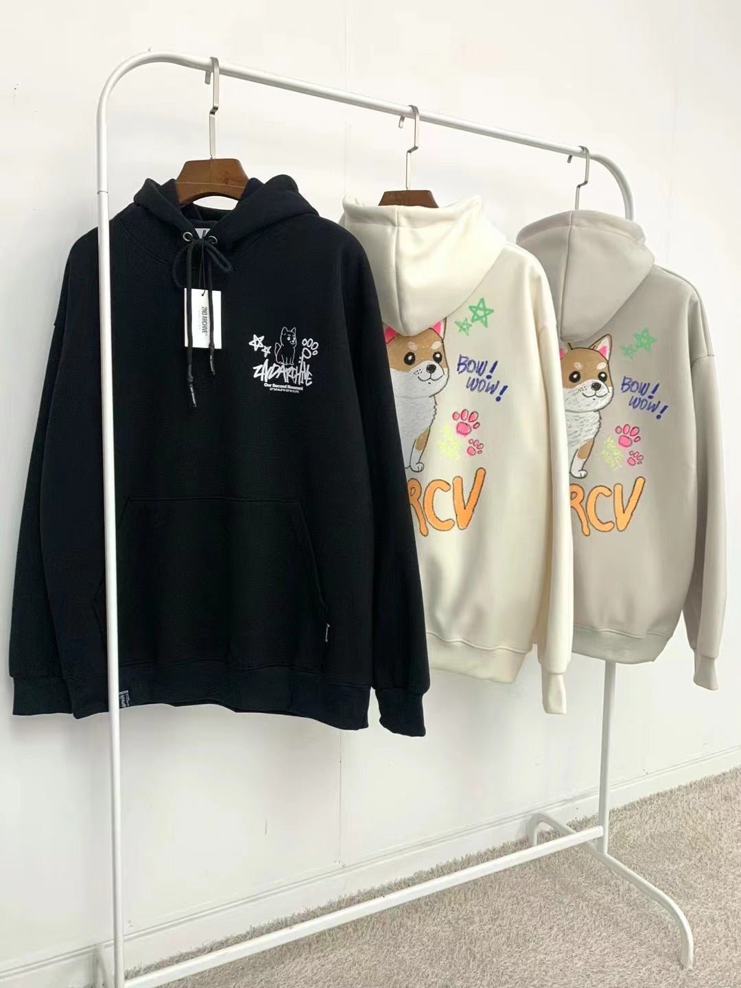 ้ๅ็ด้๐ฐ๐ท 2ND ARCHIVE Shiba Inu Crayon Hoodie - HLY & CHOCCICO