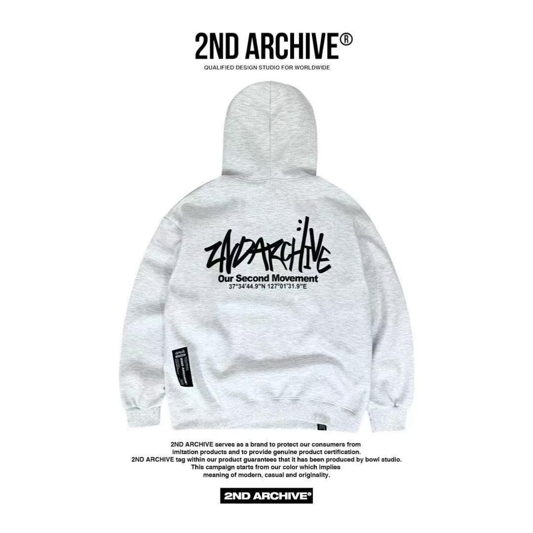 韓國直送🇰🇷 2ND ARCHIVE Signature Logo Hoodie - HLY & CHOCCICO