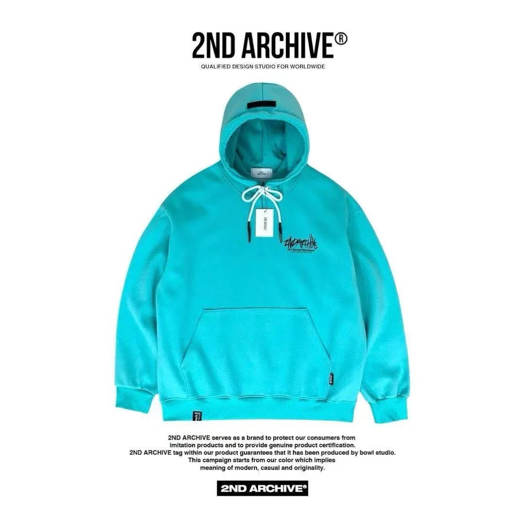 韓國直送🇰🇷 2ND ARCHIVE Signature Logo Hoodie - HLY & CHOCCICO