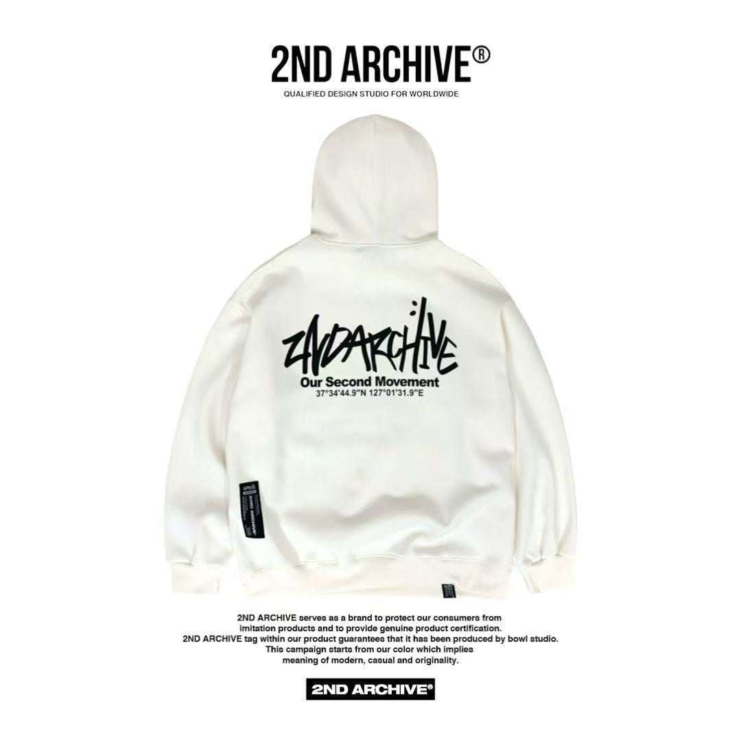 ้ๅ็ด้๐ฐ๐ท 2ND ARCHIVE Signature Logo Hoodie - HLY & CHOCCICO