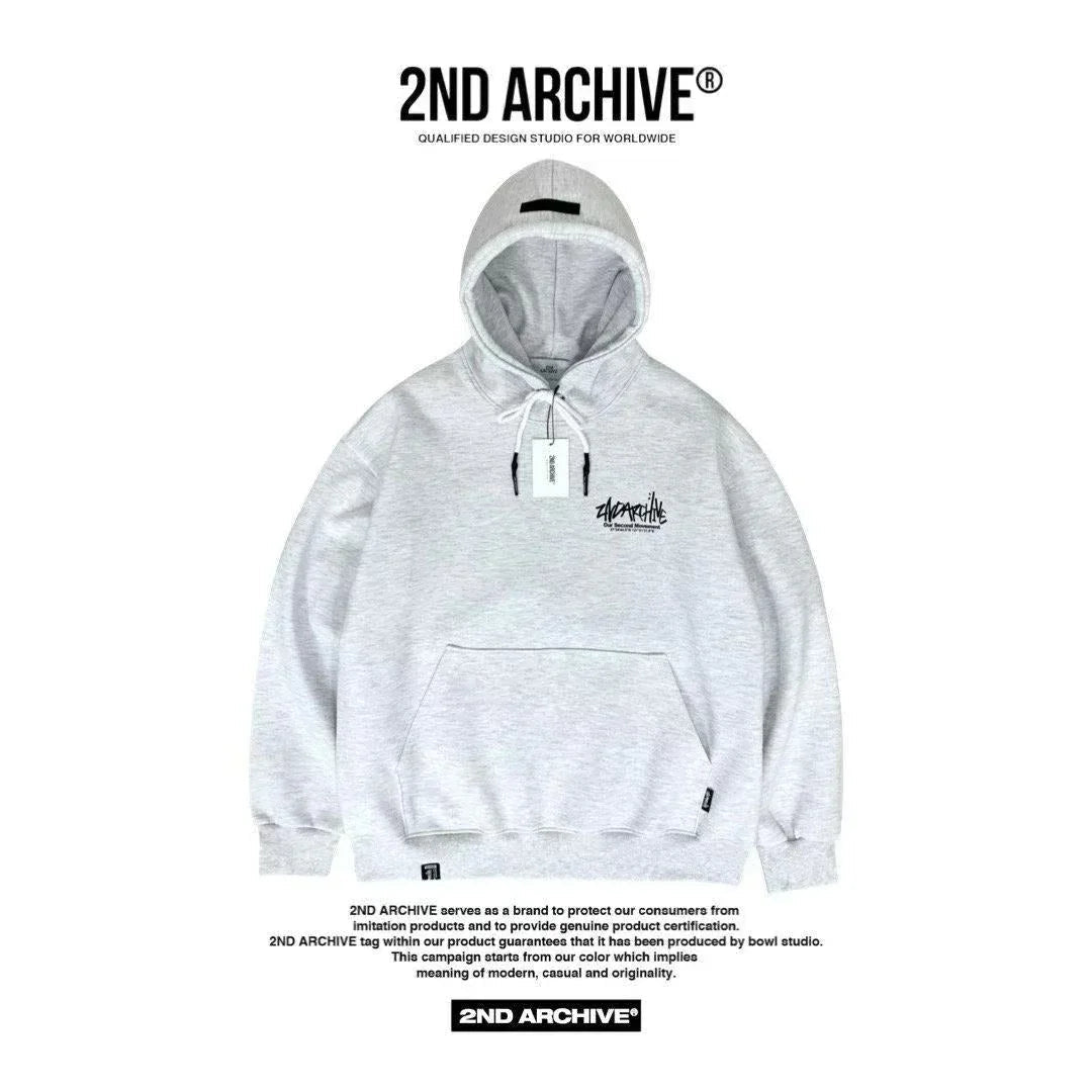 韓國直送🇰🇷 2ND ARCHIVE Signature Logo Hoodie - HLY & CHOCCICO