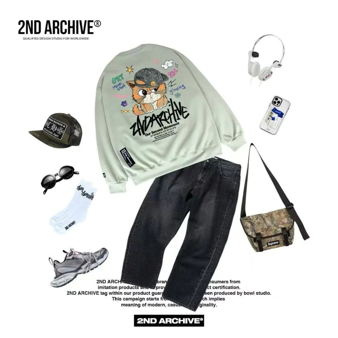 韓國直送 2ND ARCHIVE Smile Ball Cap Sweatshirt - HLY & CHOCCICO
