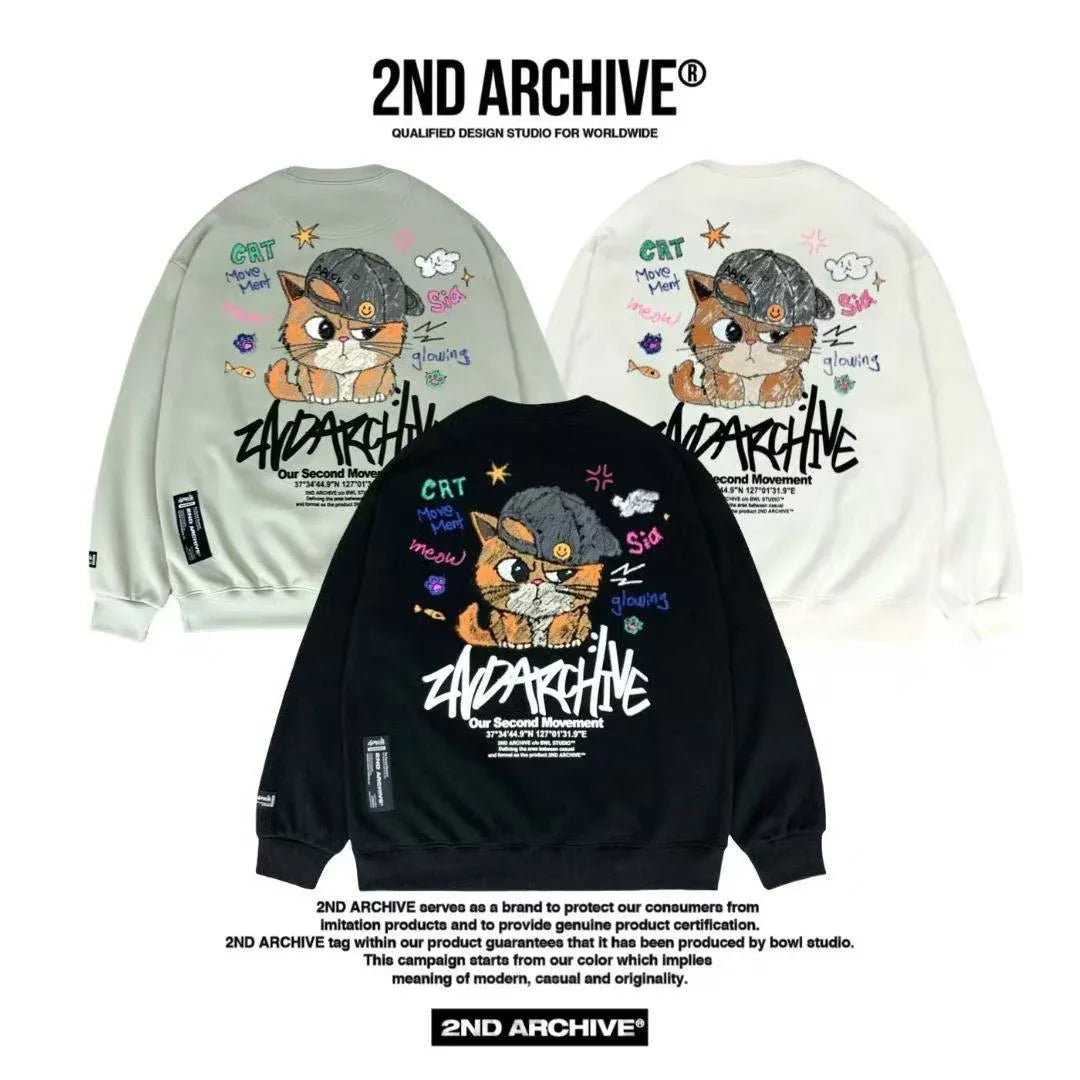 韓國直送 2ND ARCHIVE Smile Ball Cap Sweatshirt - HLY & CHOCCICO