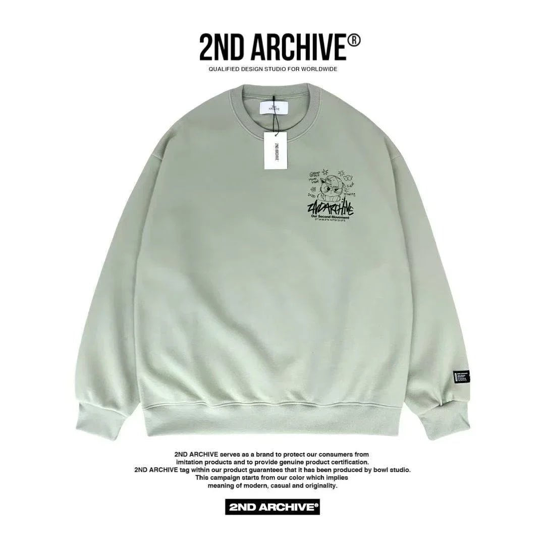 韓國直送 2ND ARCHIVE Smile Ball Cap Sweatshirt - HLY & CHOCCICO