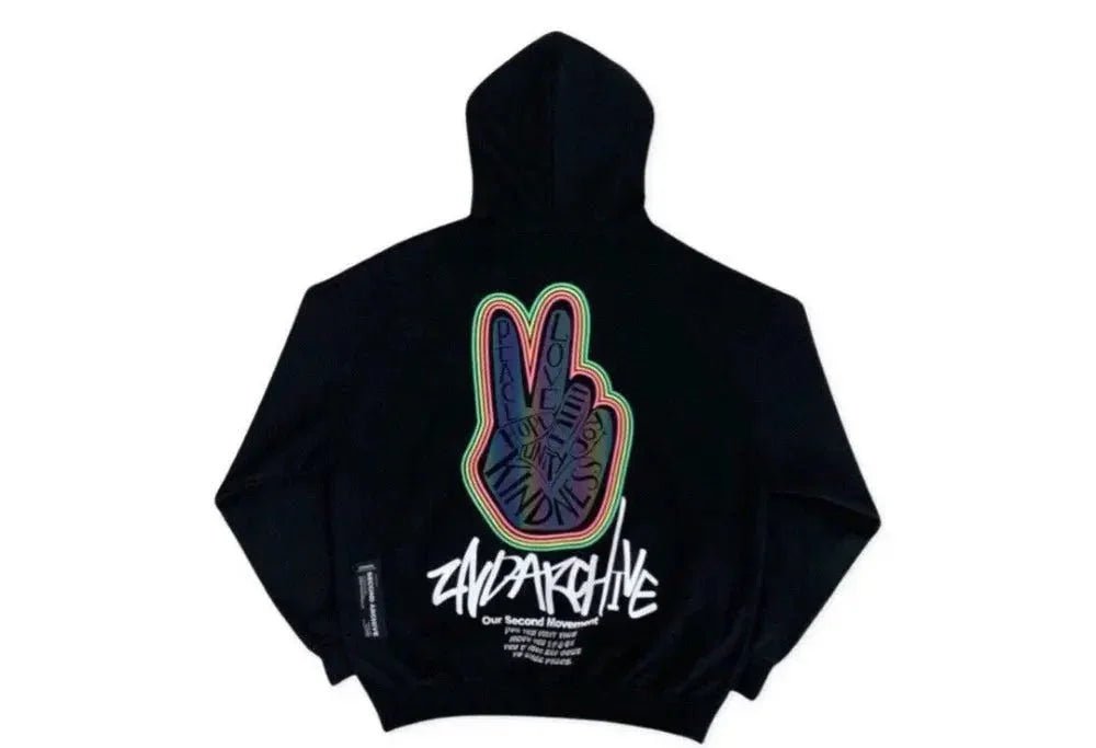 韓國直送🇰🇷 2ND ARCHIVE V Finger Hoodie - HLY & CHOCCICO