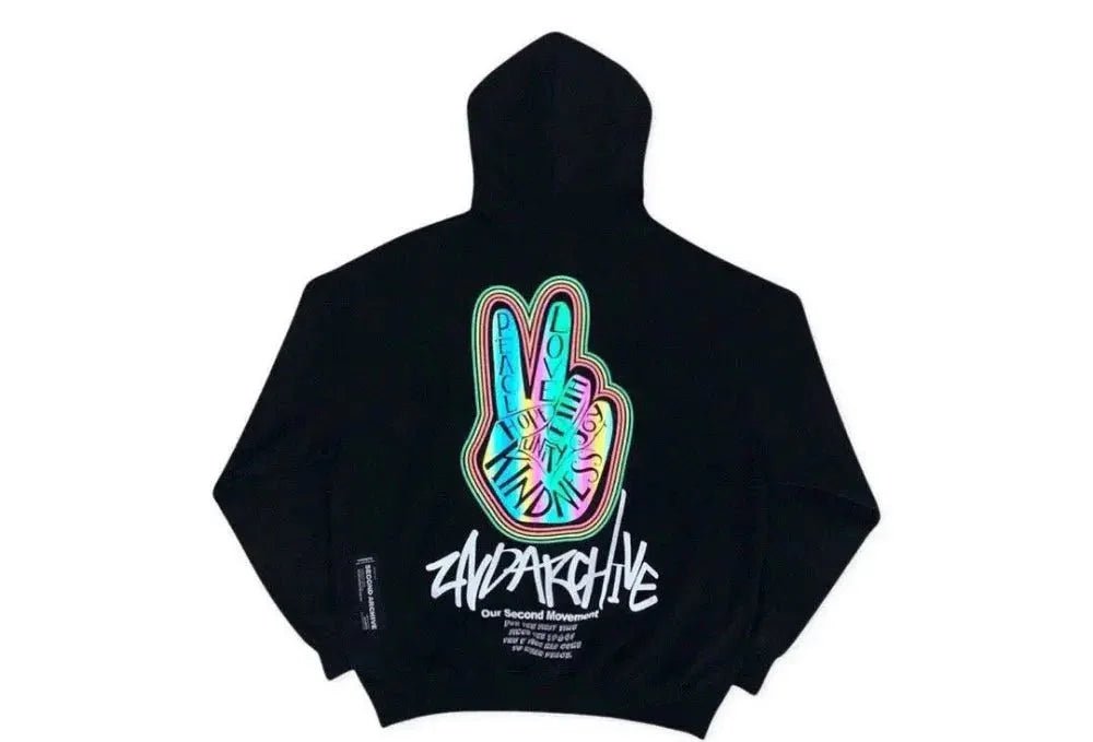 韓國直送🇰🇷 2ND ARCHIVE V Finger Hoodie - HLY & CHOCCICO