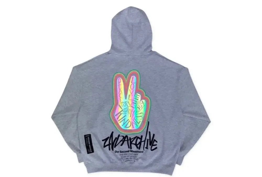 韓國直送🇰🇷 2ND ARCHIVE V Finger Hoodie - HLY & CHOCCICO