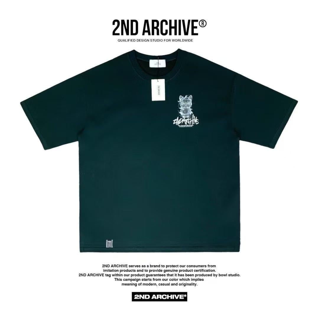 🇰🇷韓國直送🇰🇷 2ND ARCHIVE Water Line Buldog Tee HLY & CHOCCICO