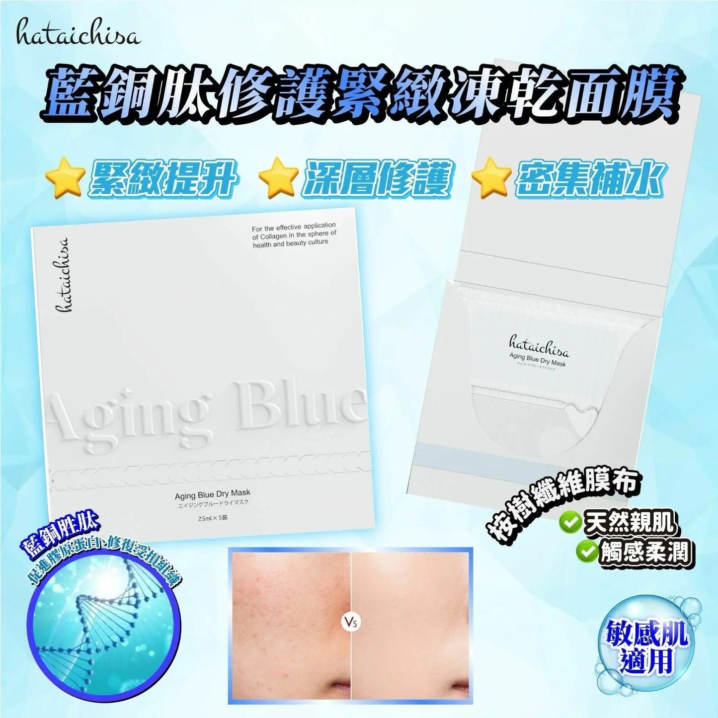 【一口價$380/盒】🇯🇵日本 hataichisa再生凍乾膜 | 藍銅肽凍乾膜/ B12 凍乾膜 - HLY & CHOCCICO