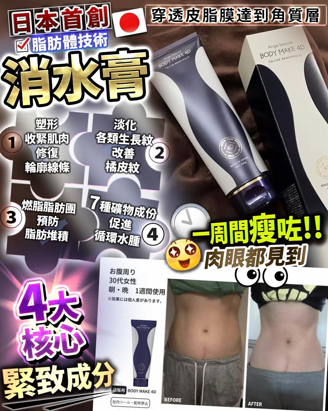 4D消水膏 HLY & CHOCCICO