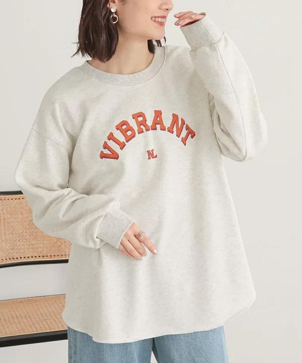 日本直送Vintage Style Pullover Loose Cut & Sew Long Tee - HLY & CHOCCICO