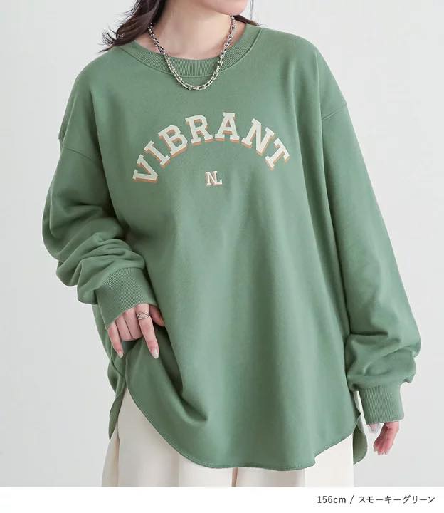 日本直送Vintage Style Pullover Loose Cut & Sew Long Tee - HLY & CHOCCICO