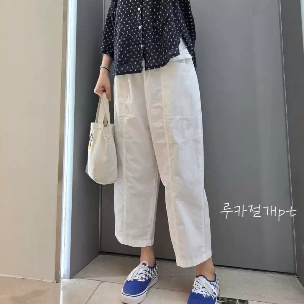 韓國直送The "Luca" Paneled Tapered Pants