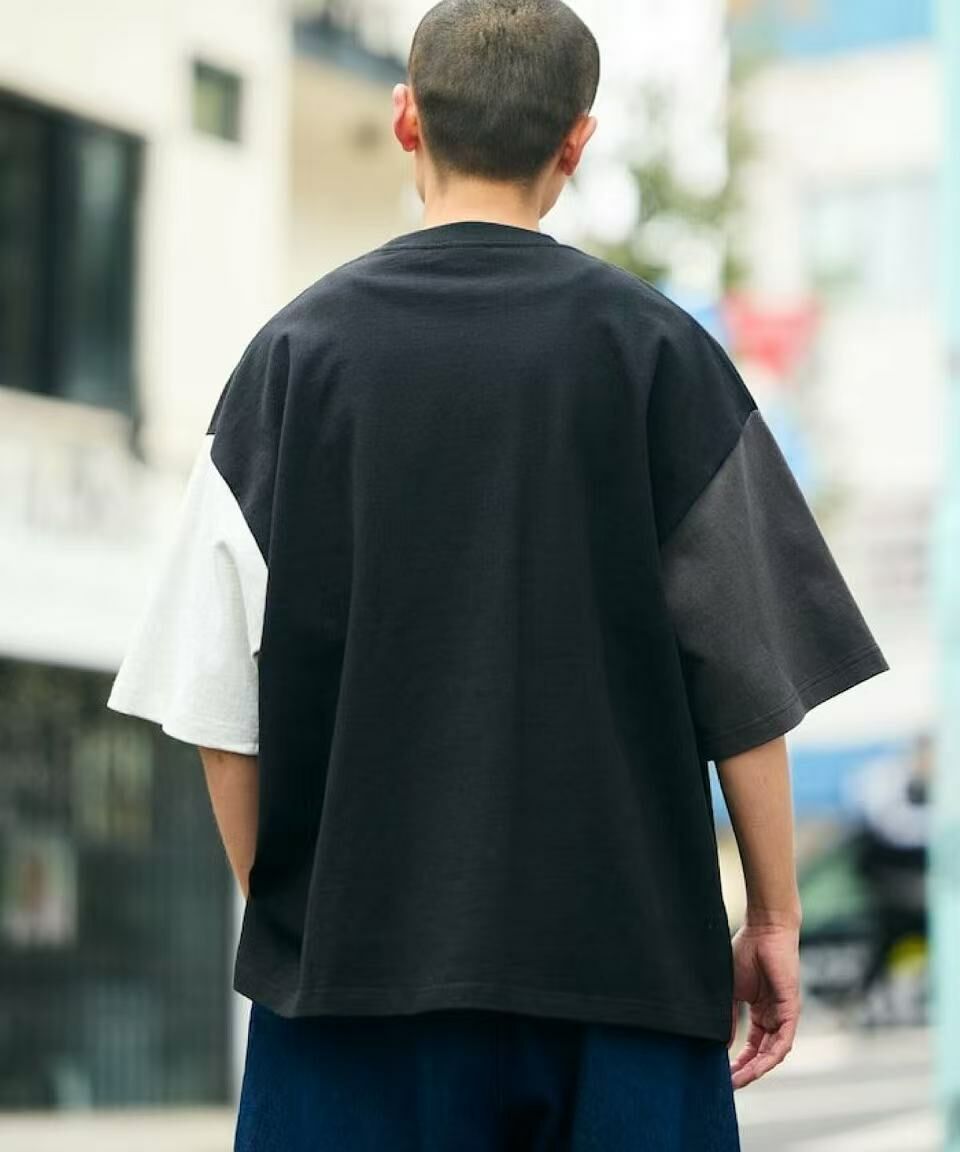 日本直送9 oz Heavyweight Big Silhouette Crew Neck Pocket T-shirt - HLY & CHOCCICO