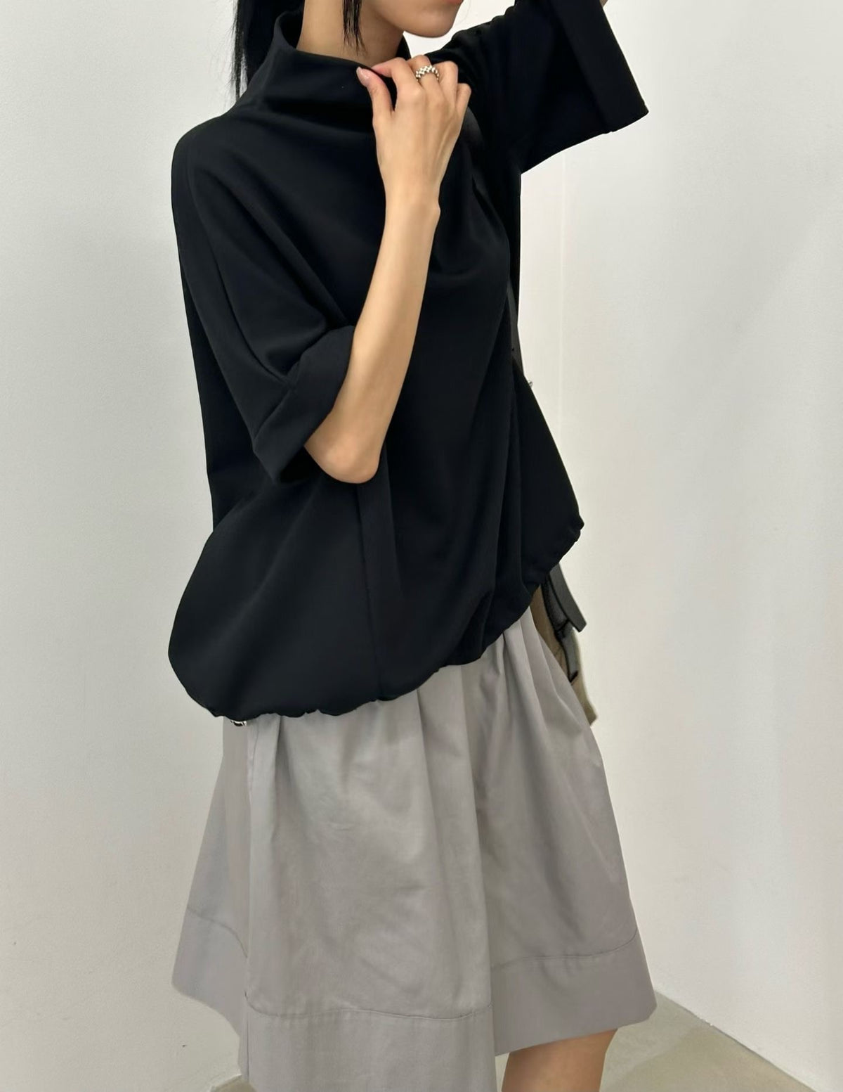 Direct from Korea: Drop Hem Tee