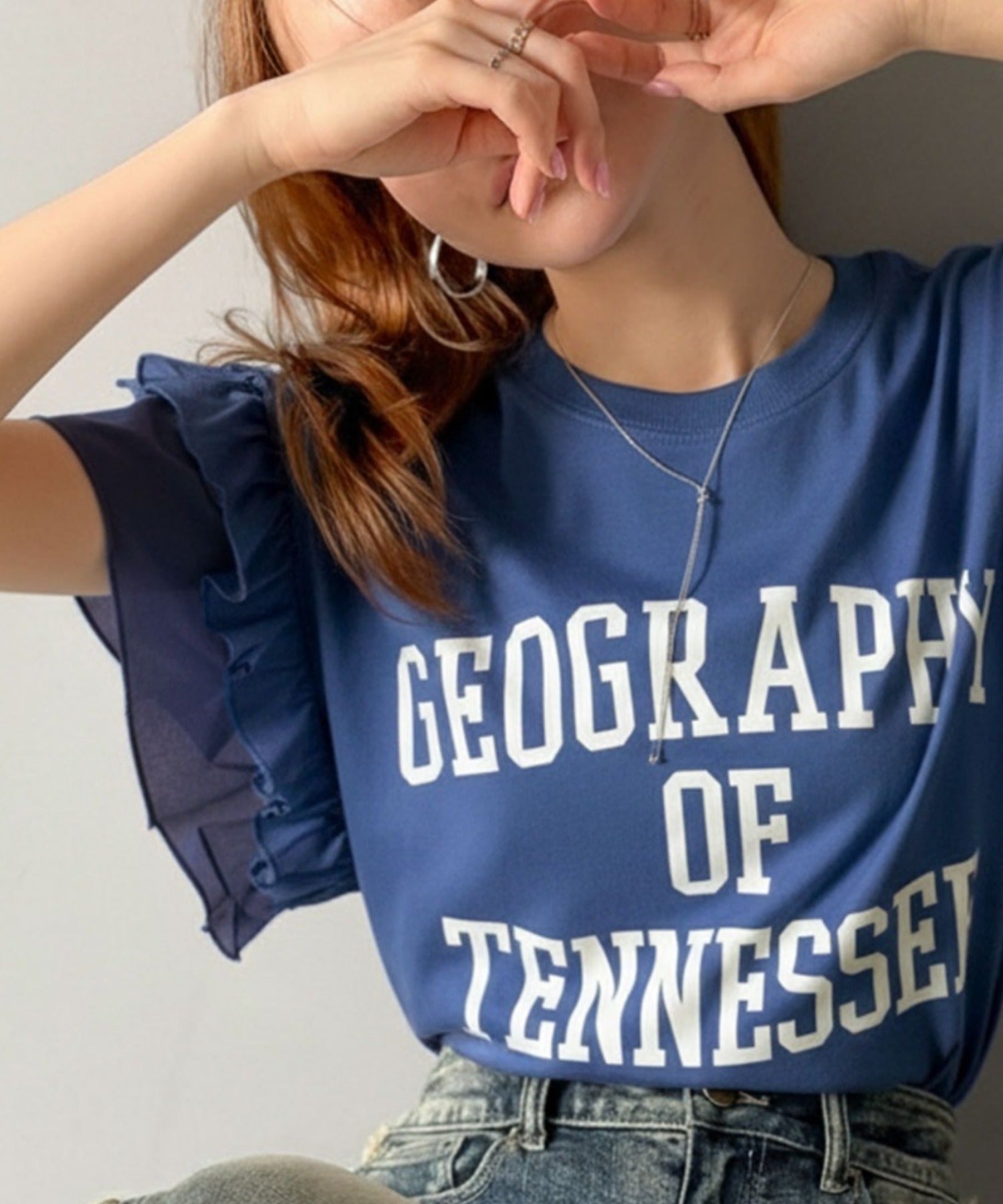 日本直送College-Style Loose Tee