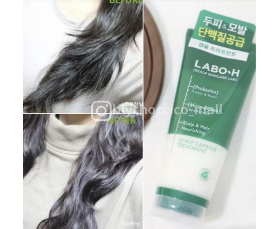 韓國🇰🇷Labo H頭皮護理防脫髮益生菌膠囊護髮素200ml HLY & CHOCCICO