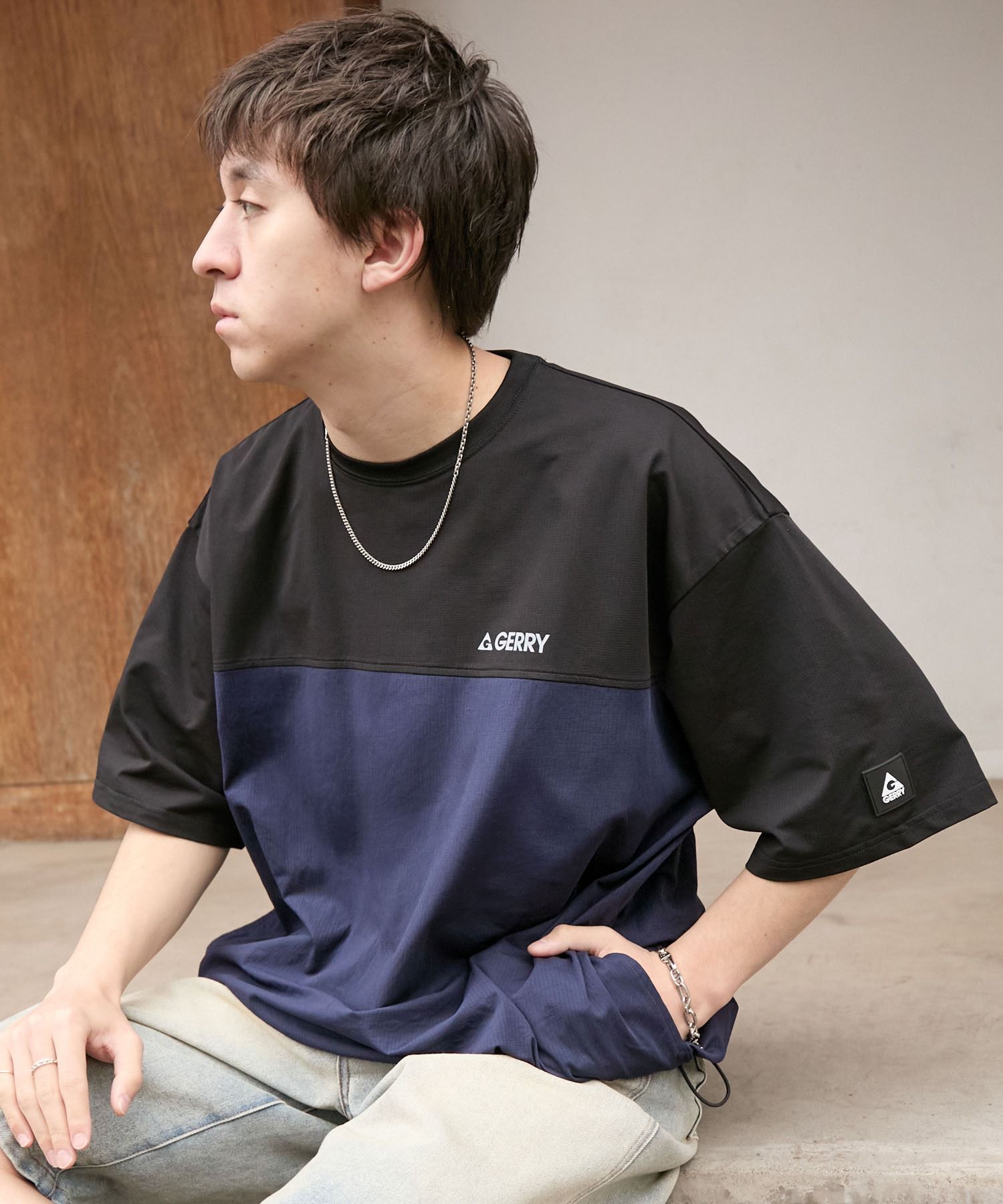 日本直送GERRY Oversized Cool Touch Tee