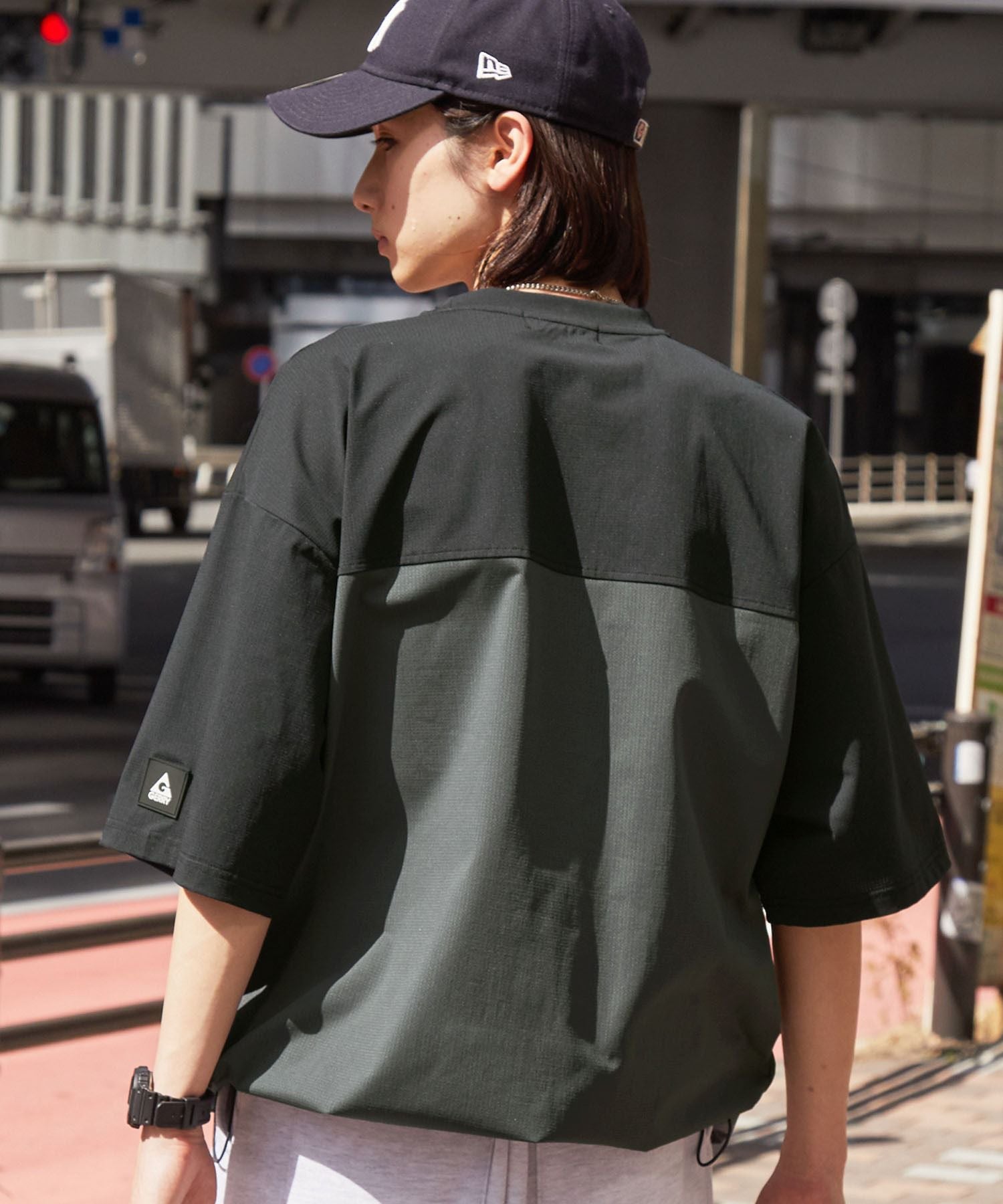 日本直送GERRY Oversized Cool Touch Tee