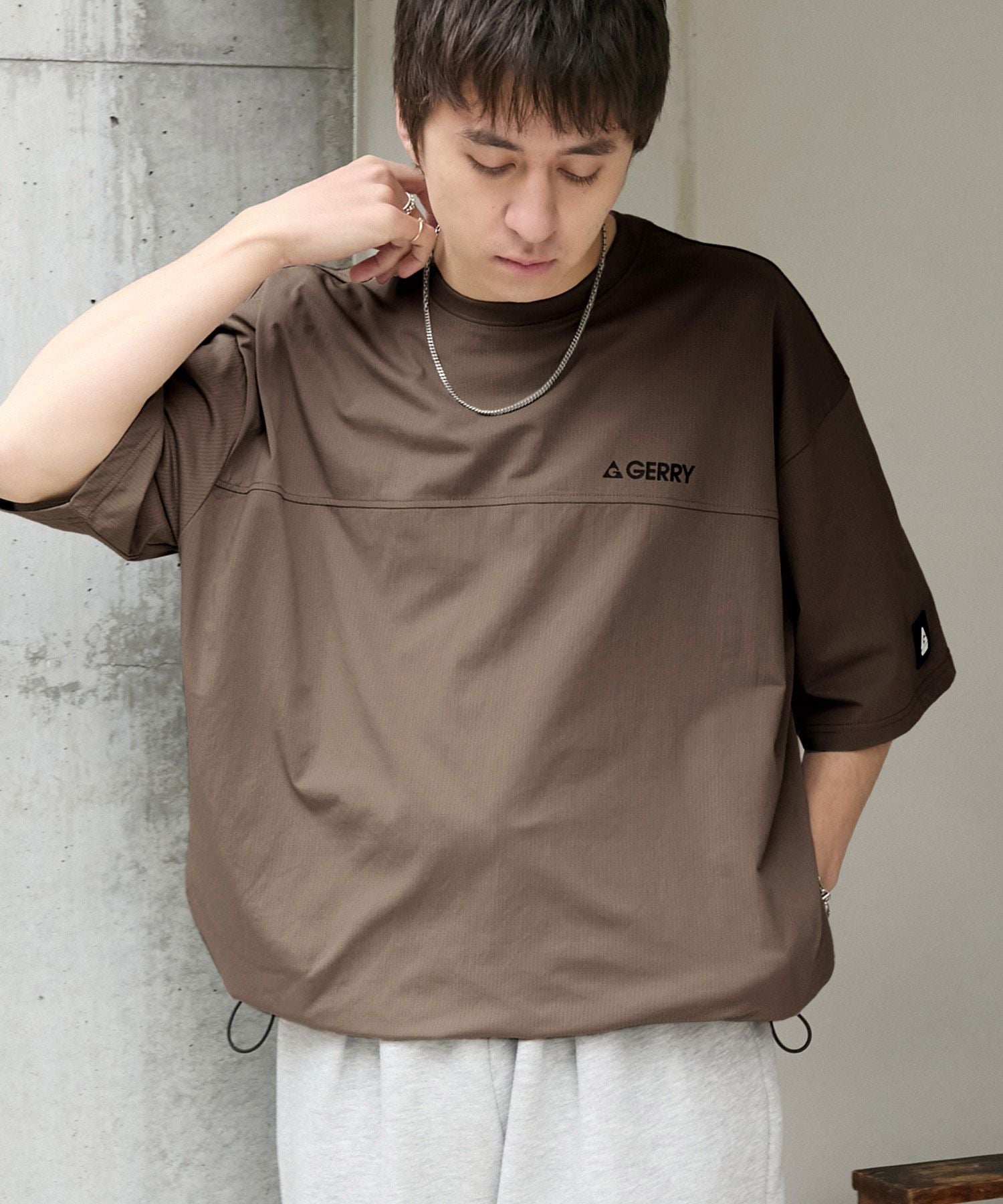日本直送GERRY Oversized Cool Touch Tee