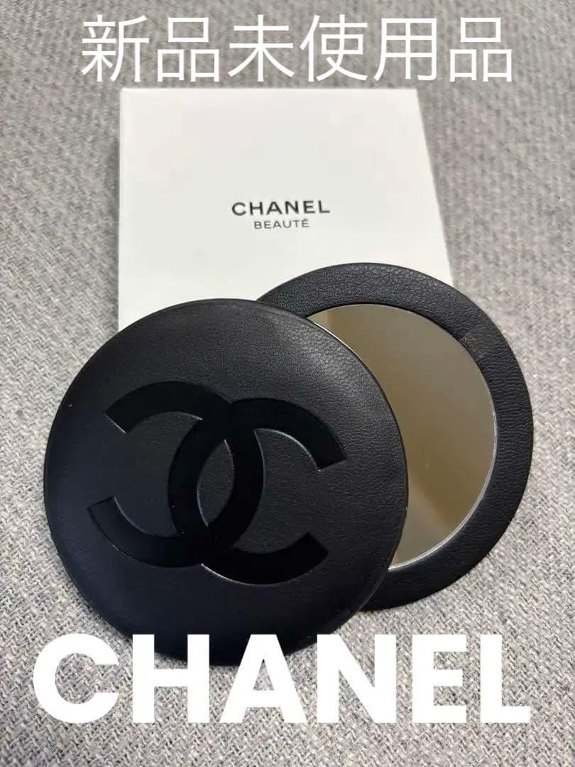 Chanel Beauté 2025 Make-up mirror gift🪞 人造皮革🖤 - HLY & CHOCCICO