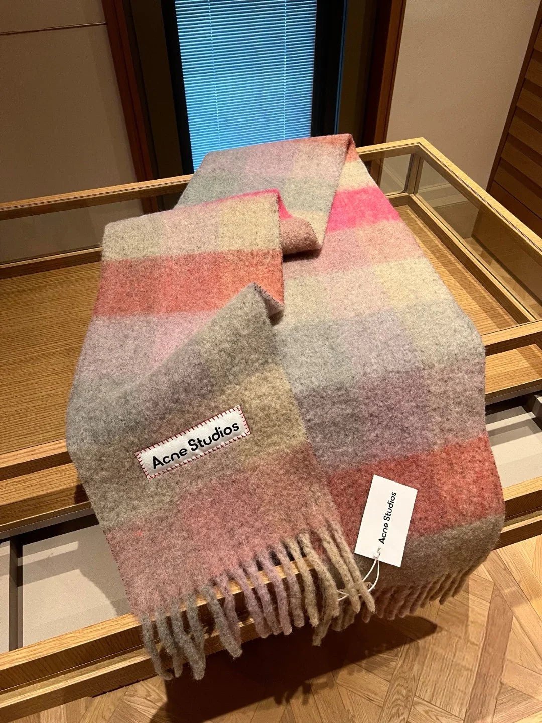 Acne Vally Plaid Wool Scarf 🌈8個色 - HLY & CHOCCICO