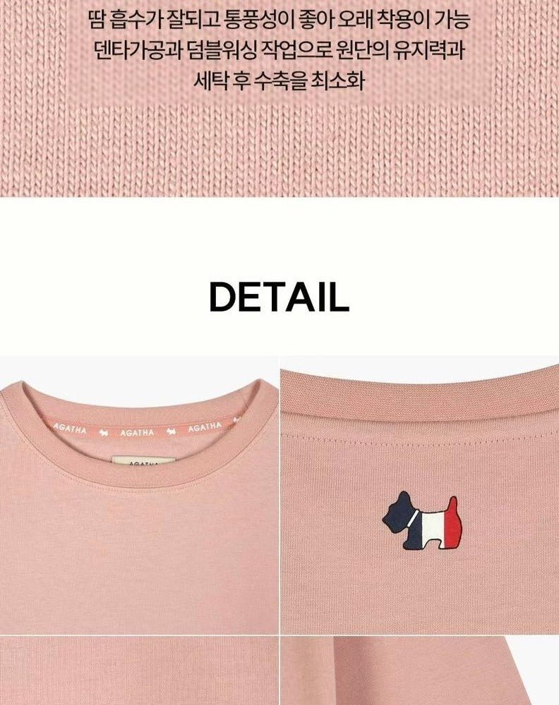 韓國直送Agatha 50 週年粉紅特別版短袖 - HLY & CHOCCICO