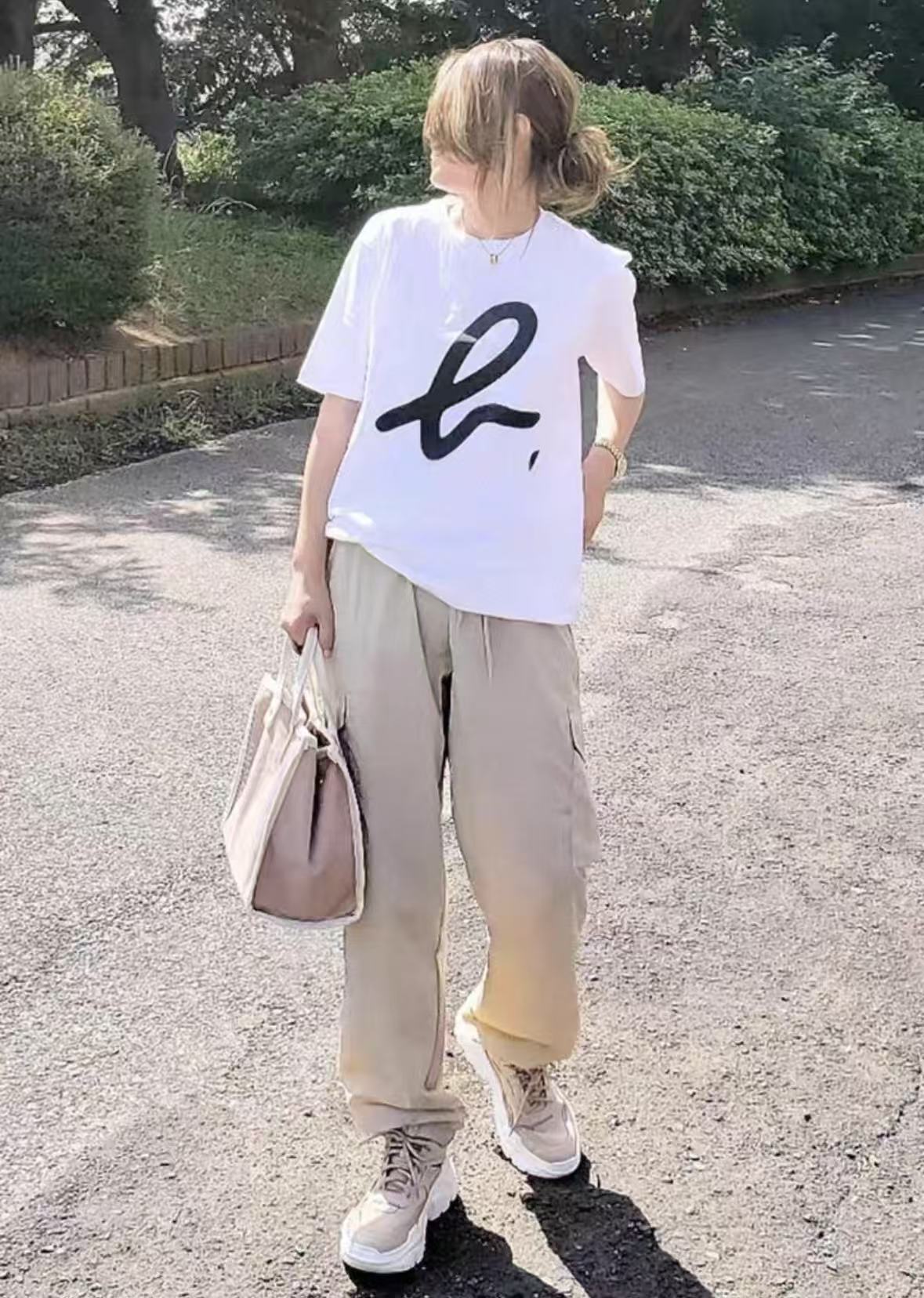 Agnes B Big Logo Tee HLY & CHOCCICO