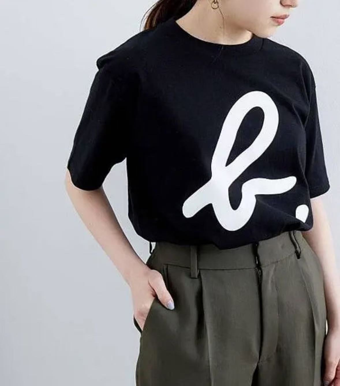Agnes B Big Logo Tee HLY & CHOCCICO