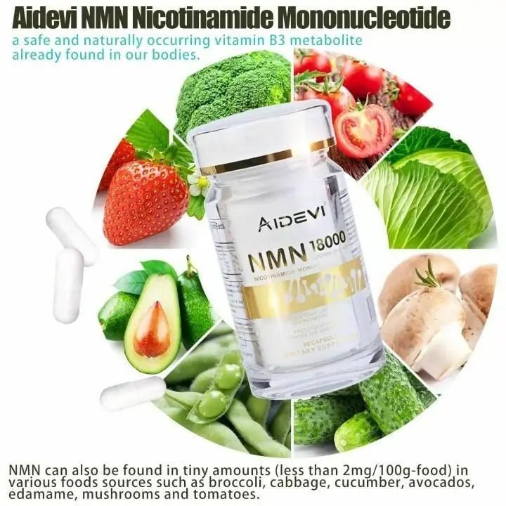 美國製造🇺🇸 AIDEVI NMN 18000+ PQQ 逆齡補充劑 膠囊 ‼️新返嘅會有防偽標籤‼️ - HLY & CHOCCICO