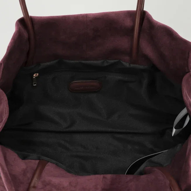 韓國直送Alice Martha Lise Suede Tote bag - HLY & CHOCCICO