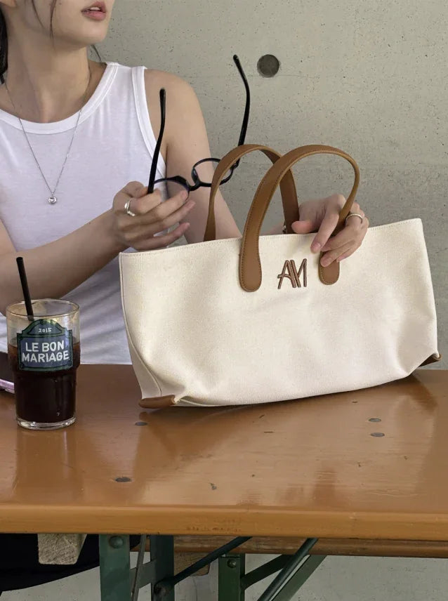 韓國直送Alice Martha Nuel Canvas bag - HLY & CHOCCICO