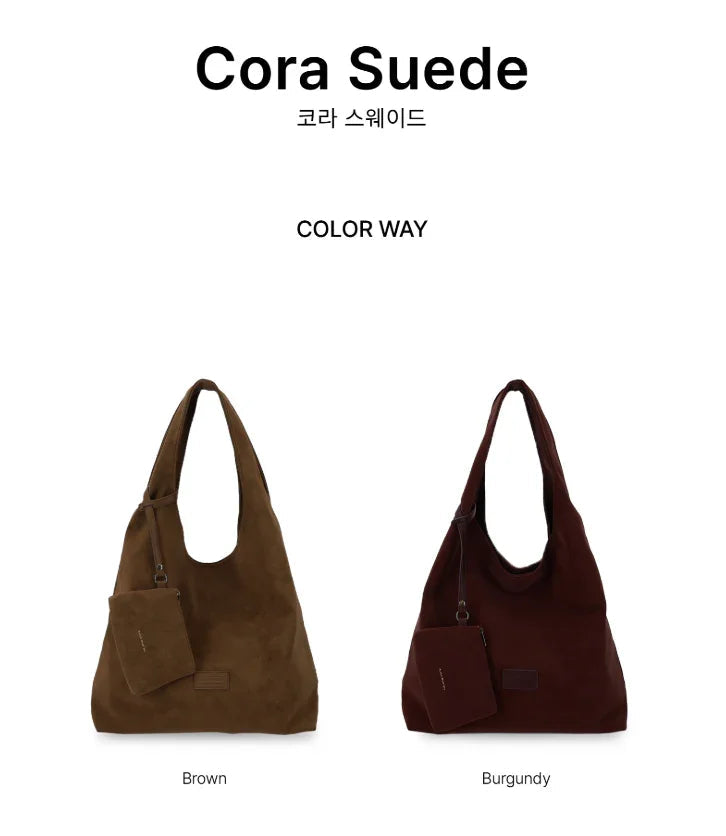 韓國直送Alice Martha Suede Tote bag - HLY & CHOCCICO